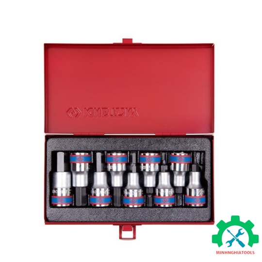 Bộ tuýp 9 chi tiết mũi lục giác Kingtony 4110PR 1/2 inch