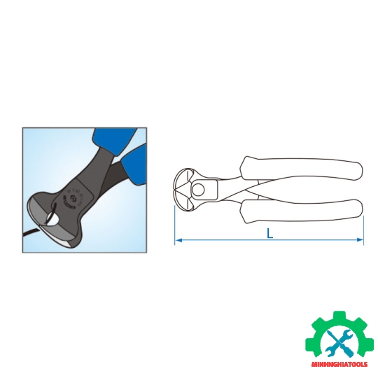 Kìm càng cua Kingtony 6411-06C dài 163mm