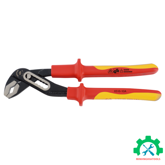 Kìm mỏ quạ 10", cách điện 1000V Kingtony 6516-10A 