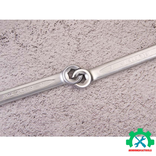 Cờ lê mở ống dầu  Kingtony 1930 loại hai đầu vòng chẻ, các size lẻ 8x10 - 22x24mm