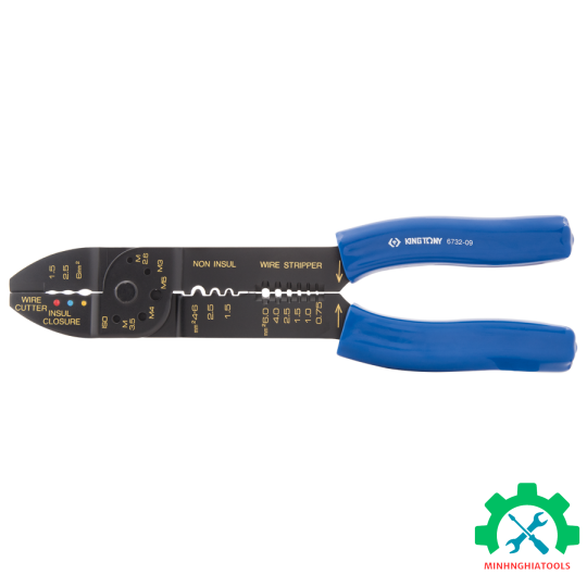 Kìm tuốt dây điện Kingtony 6732-09 tuốt , cắt , bấm cos 