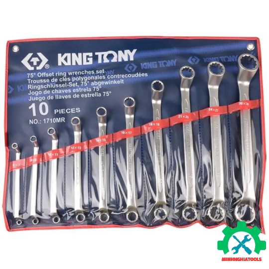 Bộ cờ lê 2 đầu vòng Kingtony 10pcs 1710MR từ 6-32mm 