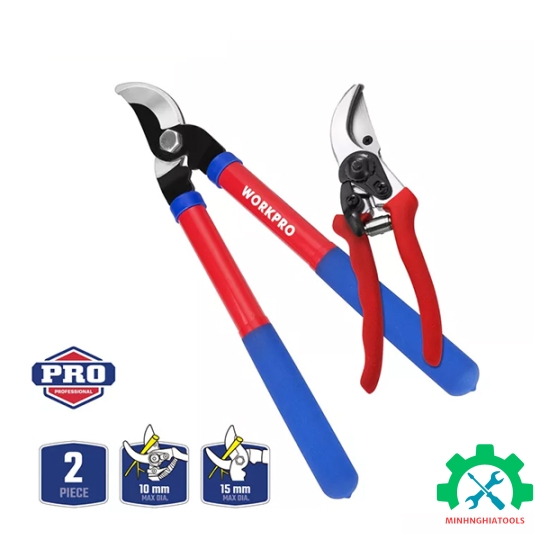 Bộ 2 kéo cắt cành Workpro - WP204500