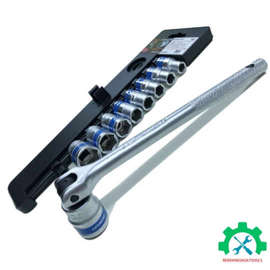 Bộ tuýp 10 chi tiết 1/2" (cần lắc léo) TOP TBS-12252