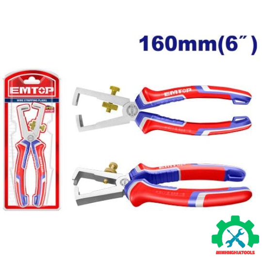 Kìm tuốt dây điện 6" EMTOP EPLRW0611 dài 160mm