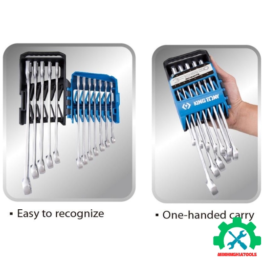 Bộ chìa khóa vòng miệng 12pcs 8-22  Kingtony 12D12MRS 