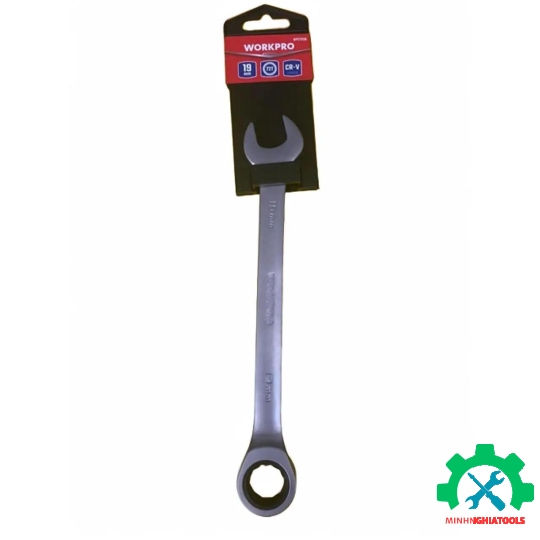 Cờ lê vòng miệng tự động Thép CR-V WORKPRO size lẻ từ 8-19mm