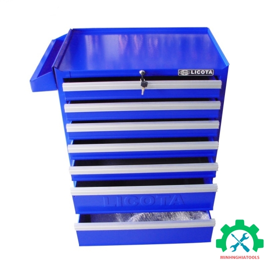 Tủ đồ nghề sắt LICOTA AWX-2603 7 ngăn Xanh ( 670 x 460 x 812 mm) 