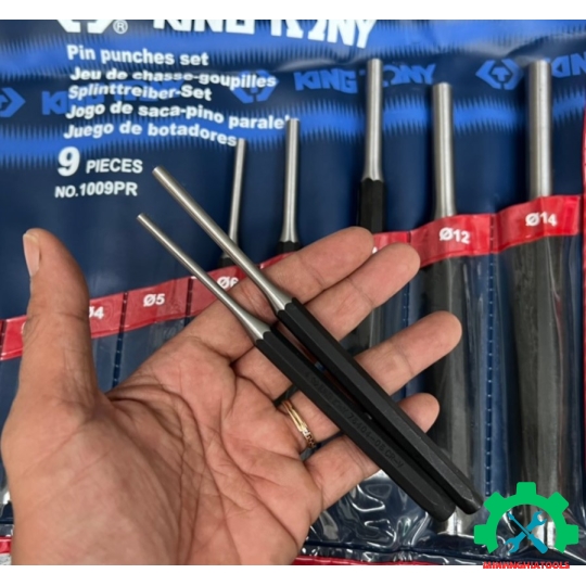 Bộ đột lỗ 9 cái từ 2mm-14mm Kingtony 1009PR 