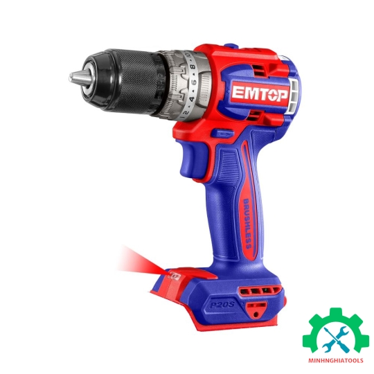 Máy khoan 3 chức năng dùng pin 20V Emtop ECIDL20602 