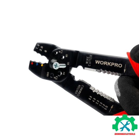 Kìm tuốt dây đa năng, kích thước 200mm Workpro - WP291001 