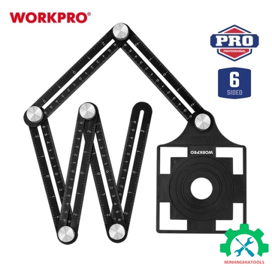 Thước đo góc đa năng Workpro - WP269002 