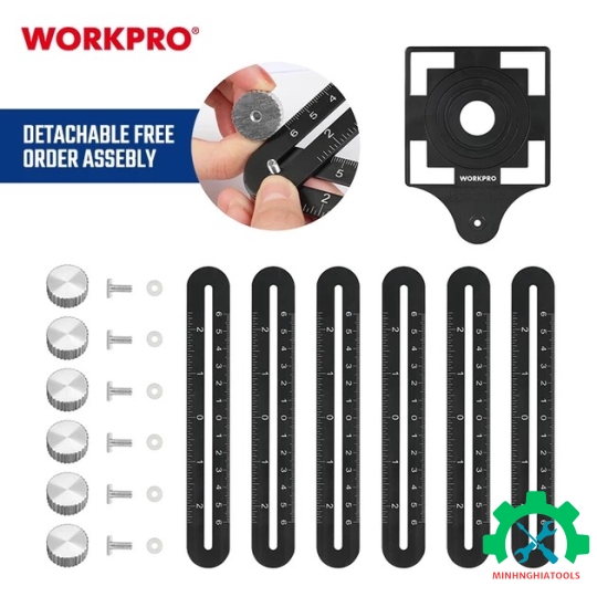 Thước đo góc đa năng Workpro - WP269002 