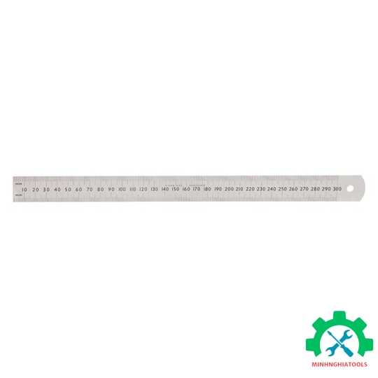 Thước đo thẳng thép không gỉ, kích thước 300mm (12 inches) Workpro - WP265001 