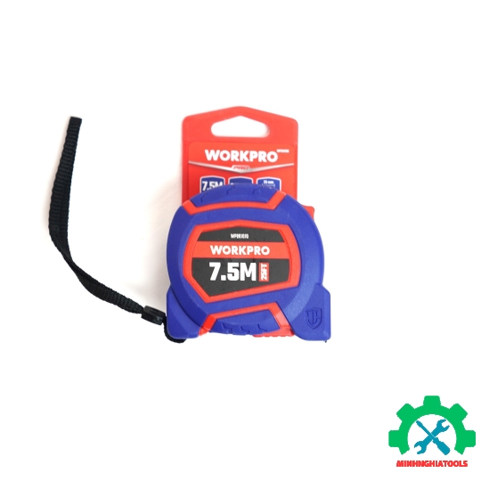 Thước cuộn tráng nylon, kích thước 7.5Mx25mm Workpro - WP261010 
