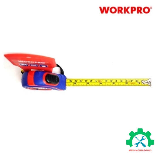 Thước cuộn tráng nylon, kích thước 5Mx19mm Workpro - WP261009 