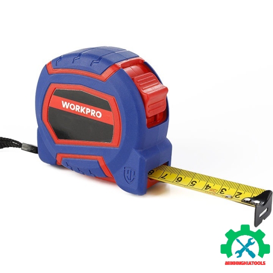 Thước cuộn tráng nylon, kích thước 3Mx16mm Workpro - WP261008 
