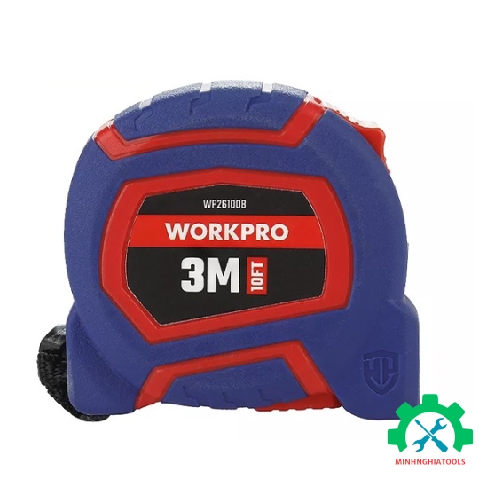 Thước cuộn tráng nylon, kích thước 3Mx16mm Workpro - WP261008 