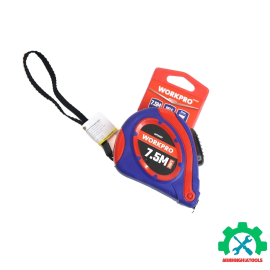 Thước cuộn thép tự khóa, kích thước 7.5Mx25mm Workpro - WP261007 