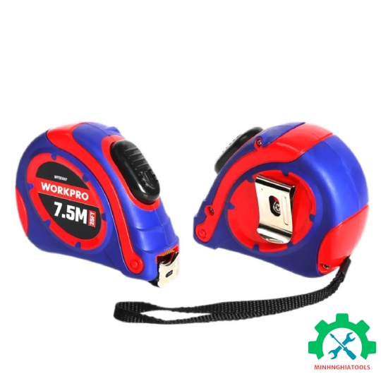 Thước cuộn thép tự khóa, kích thước 5Mx19mm Workpro - WP261006 