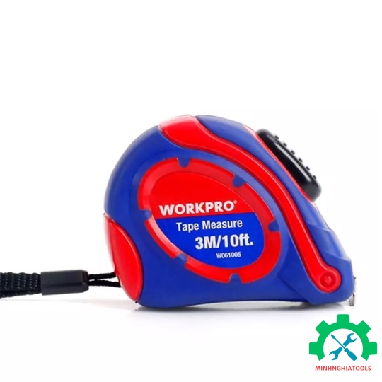 Thước cuộn thép tự khóa, kích thước 3Mx16mm Workpro - WP261005 