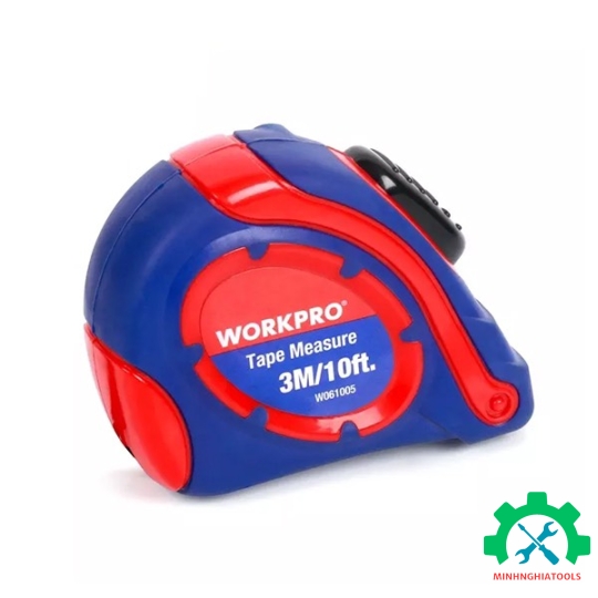 Thước cuộn thép tự khóa, kích thước 3Mx16mm Workpro - WP261005 