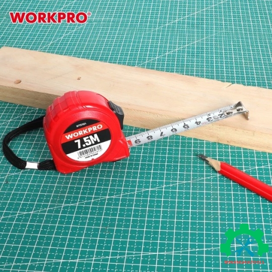 Thước cuộn dây nhựa, kích thước 7.5Mx25mm Workpro - WP261004 