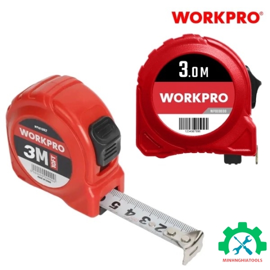 Thước cuộn dây nhựa, kích thước 3Mx16mm Workpro - WP261002 