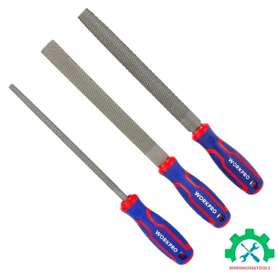 Bộ giũa gỗ (1 set = 3 cái), kích thước 200mm (8 inches) Workpro - WP201703 