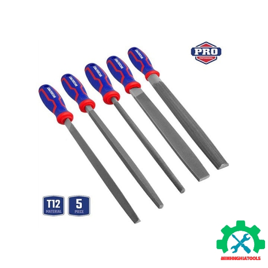 Bộ giũa (1 set = 5 cái), kích thước 200mm (8 inches) Workpro - WP201701 