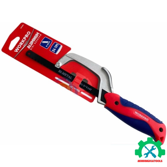 Cưa tay mini, lưỡi cưa bẳng kim loại, kích thước 250mm (10inches) Workpro - WP215023 