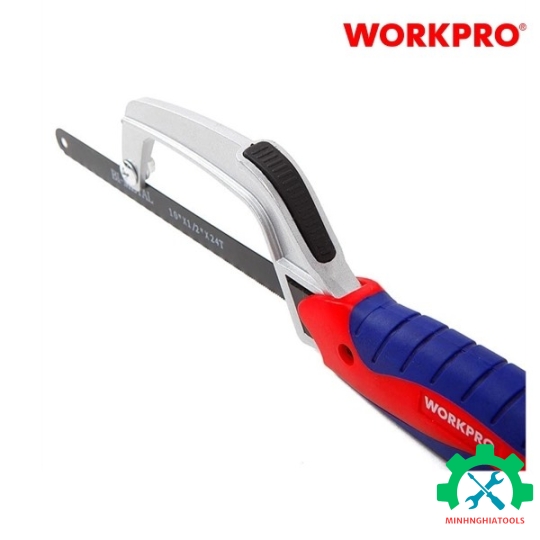 Cưa tay mini, lưỡi cưa bẳng kim loại, kích thước 250mm (10inches) Workpro - WP215023 