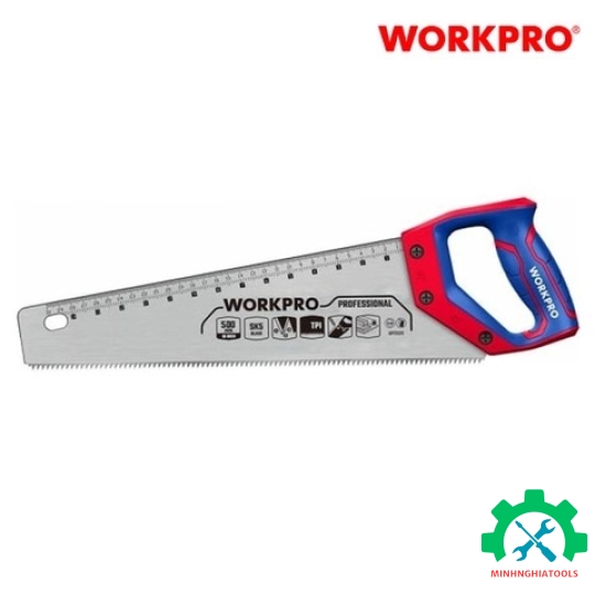 Cưa tay, lưỡi cưa bằng thép SK5, kích thước 600mm (24 inches) Workpro - WP215009