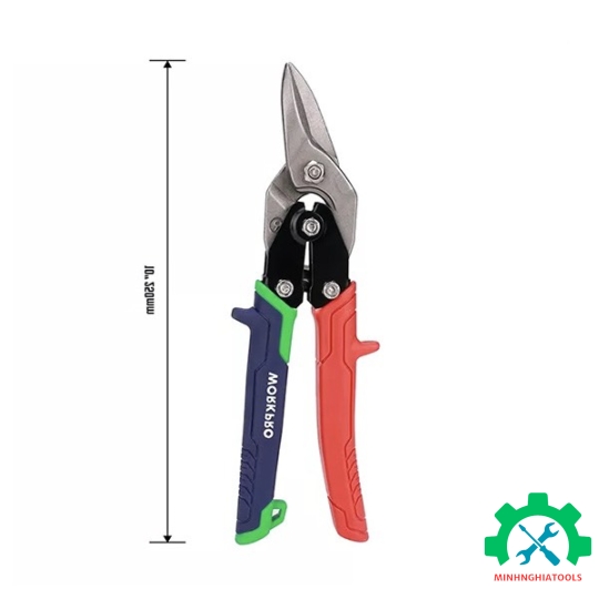 Kéo cắt tôn bằng thép mũi cong phải, thép rèn CR-MO 250mm (10inches) Workpro - WP214019 