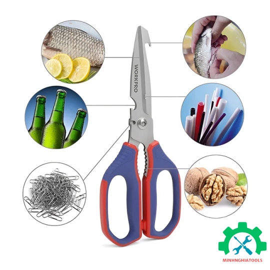 Kéo bếp đa năng, kích thước 250mm (10 inches) Workpro - WP214006 