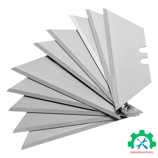 Lưỡi dao rọc giấy bằng thép SK5, (1set = 10 cái) Workpro - WP213003 