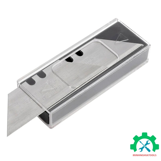 Lưỡi dao rọc giấy bằng thép SK5, loại tiêu chuẩn (1set = 10 cái) Workpro - WP213001 