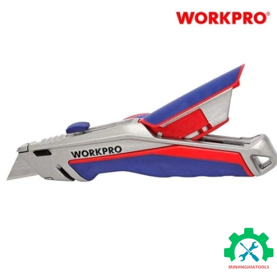 Dao tiện ích có lưỡi cắt, lưỡi dao thu vào được Workpro - WP013040 