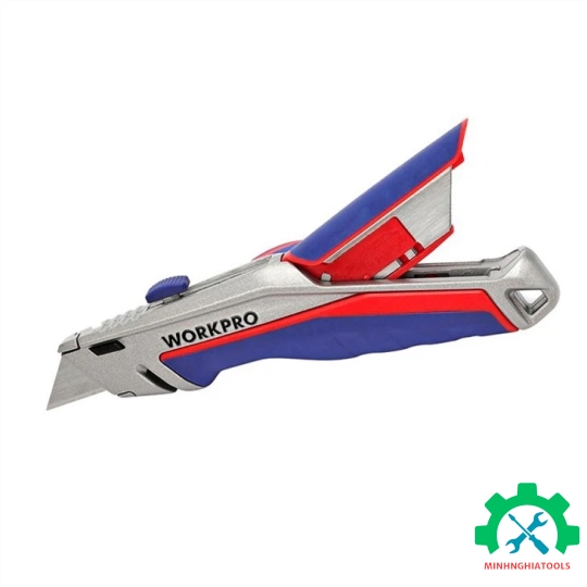 Dao tiện ích có lưỡi cắt, lưỡi dao thu vào được và có thể thay đổi nhanh chóng Workpro - WP213014