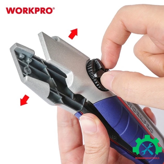 Dao tiện ích có lưỡi cắt, lưỡi dao cố định Workpro - WP213013