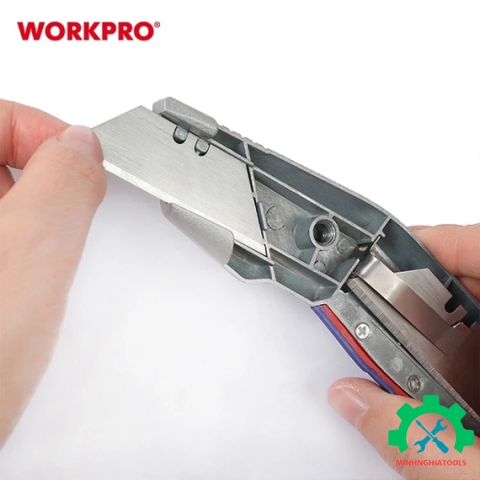 Dao tiện ích có lưỡi cắt, lưỡi dao cố định Workpro - WP213013