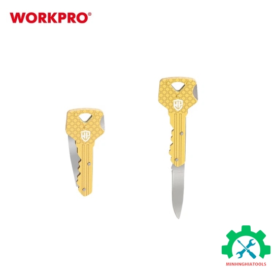 Dao có cán hình chìa khóa, màu vàng, kích thước: 2.5 inches Workpro - WP381007 