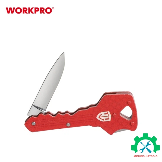 Dao có cán hình chìa khóa, màu đỏ, kích thước: 2.5 inches Workpro - WP381005