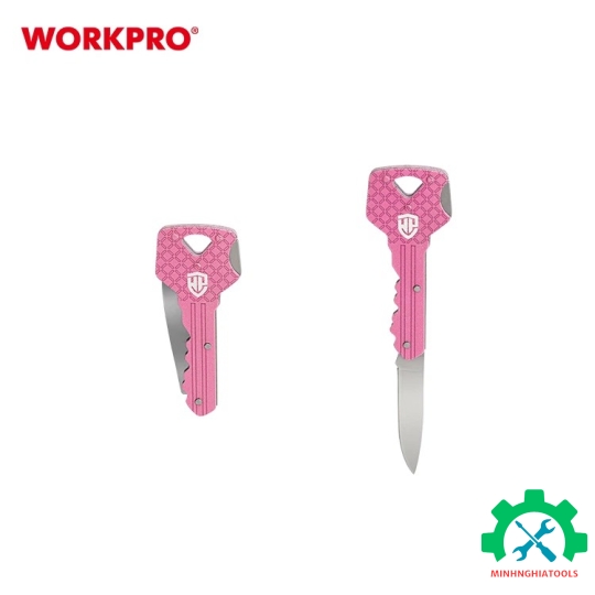 Dao có cán hình chìa khóa, màu hồng, kích thước: 2.5 inches Workpro - WP381006 