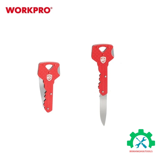 Dao có cán hình chìa khóa, màu đỏ, kích thước: 2.5 inches Workpro - WP381005