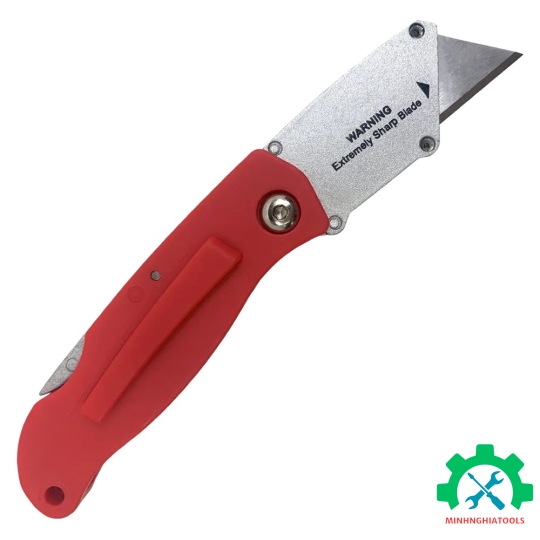 Dao tiện ích có lưỡi cắt gấp gọn, bằng nhôm mở nhanh Workpro WP211003 