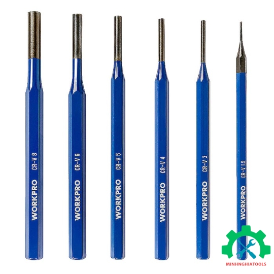 Bộ đục sắt 6 cái Workpro - WP201304 
