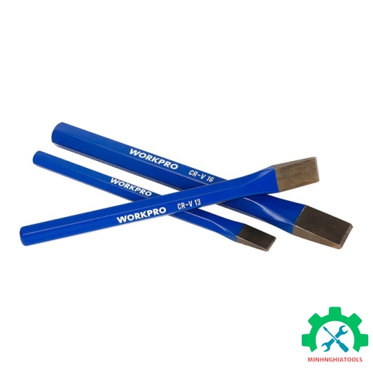 Bộ đục sắt 3 cái, kích thước 10x8x142mm, 13x10x152mm, 16x13x172mm Workpro - WP201302 