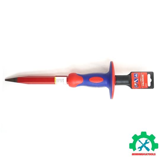 Dùi đục bê tông mũi nhọn, kích thước 4X305mm Workpro - WP242001 