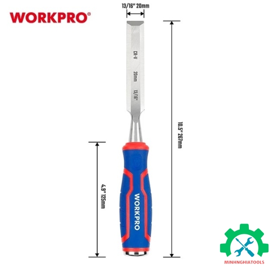 Dùi đục gỗ 13/16 inch 20mm Workpro - WP243009 